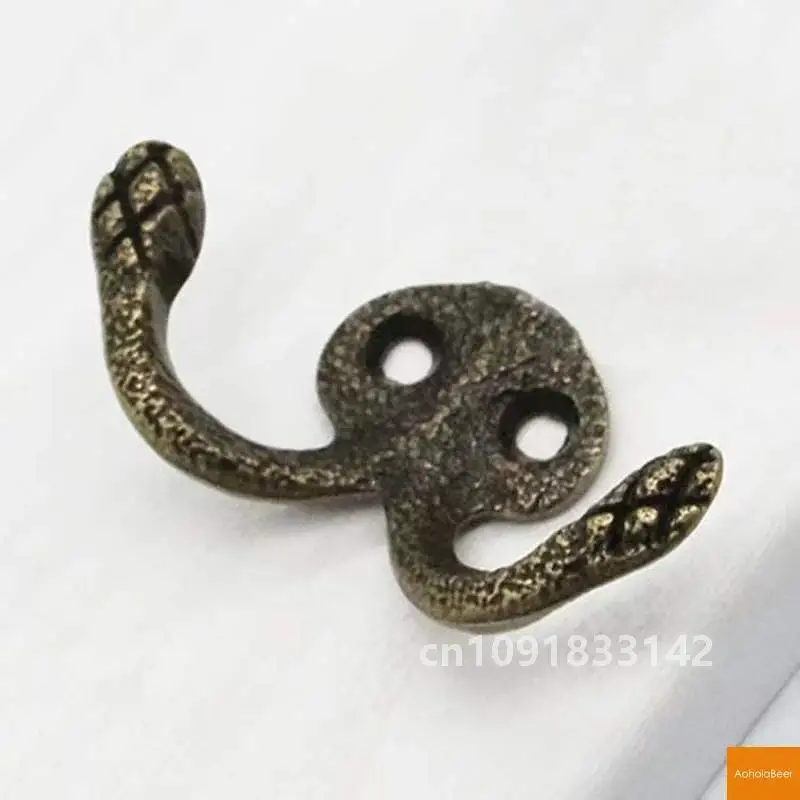 10-одиничный вешалка для одежды из сплава винтажная в стиле ретро украшение двери