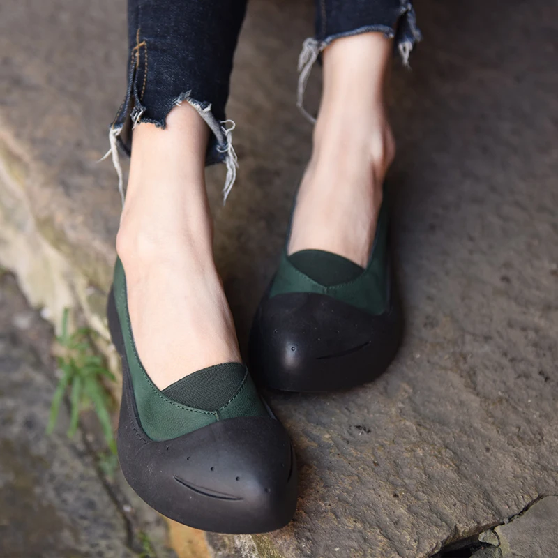 

Лоферы женские из натуральной кожи, ручной работы, на толстом каблуке