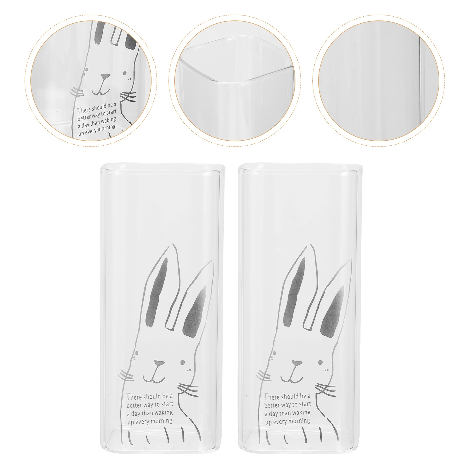 

Glasses Cup Cocktail Water Drinking Glass Iced Highball Tea Beer Rabbit Coffee Whiskey Soda Cups Beverage Mug Mugs Square
