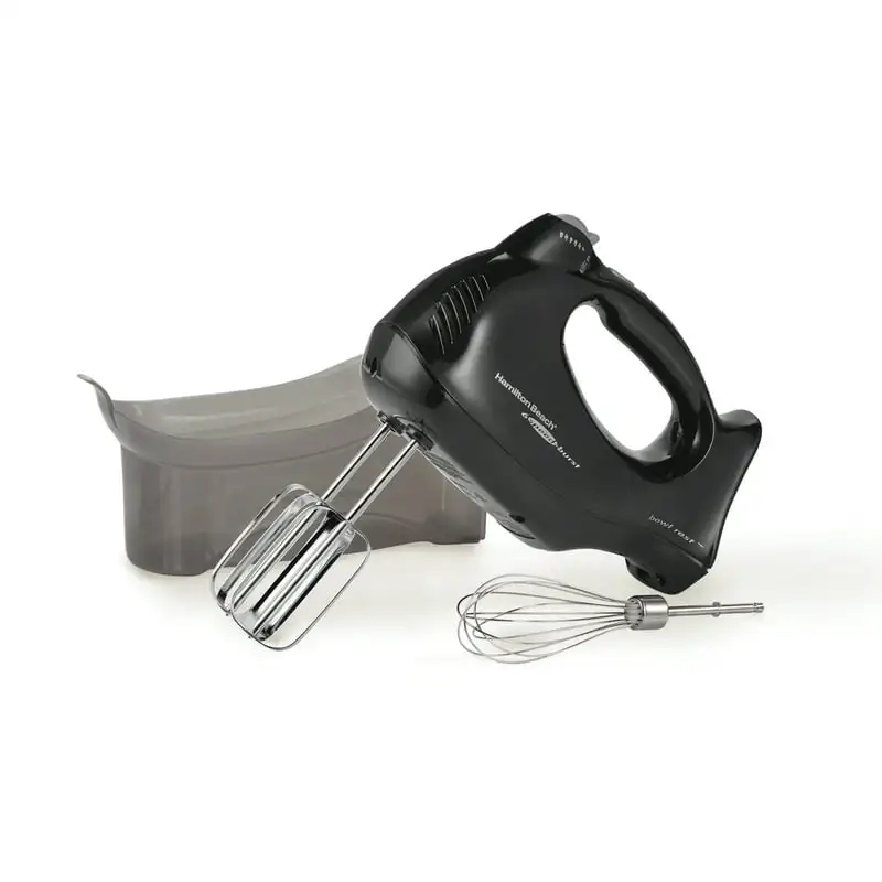 

6-Speed Hand Mixer with Snap-on Case - Black