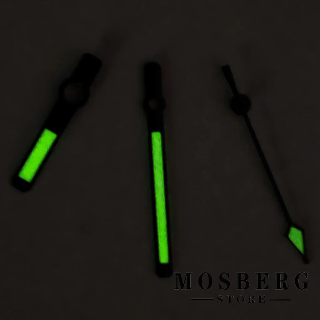 Стрелки часов NH35 зеленые светящиеся подходят NH36 автоматический механизм цвет