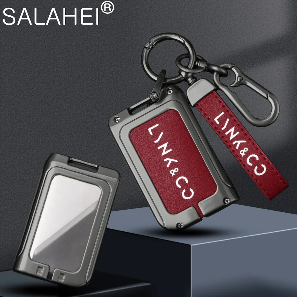 

Zinc Alloy Car Smart Remote Key Case Cover Protect Shell For LYNK CO LYNK&CO 05 09 01 06 02 03 Keyless Keychain Accessories