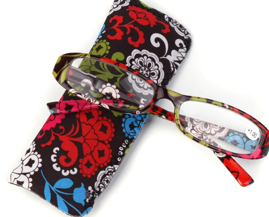 

Retro Anti Blue Light Glasses Women's Fashion Reading Glasses Glasses Bag Portable Universal Reading Glasses Computer Glasses