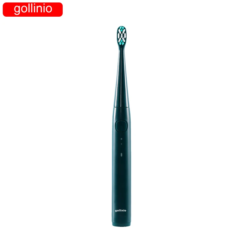 

Электрическая зубная щетка gollinio, быстрая зарядка через usb, звуковая электрическая зубная щетка GL56B, умная перезаряжаемая щетка, Сменная голо...