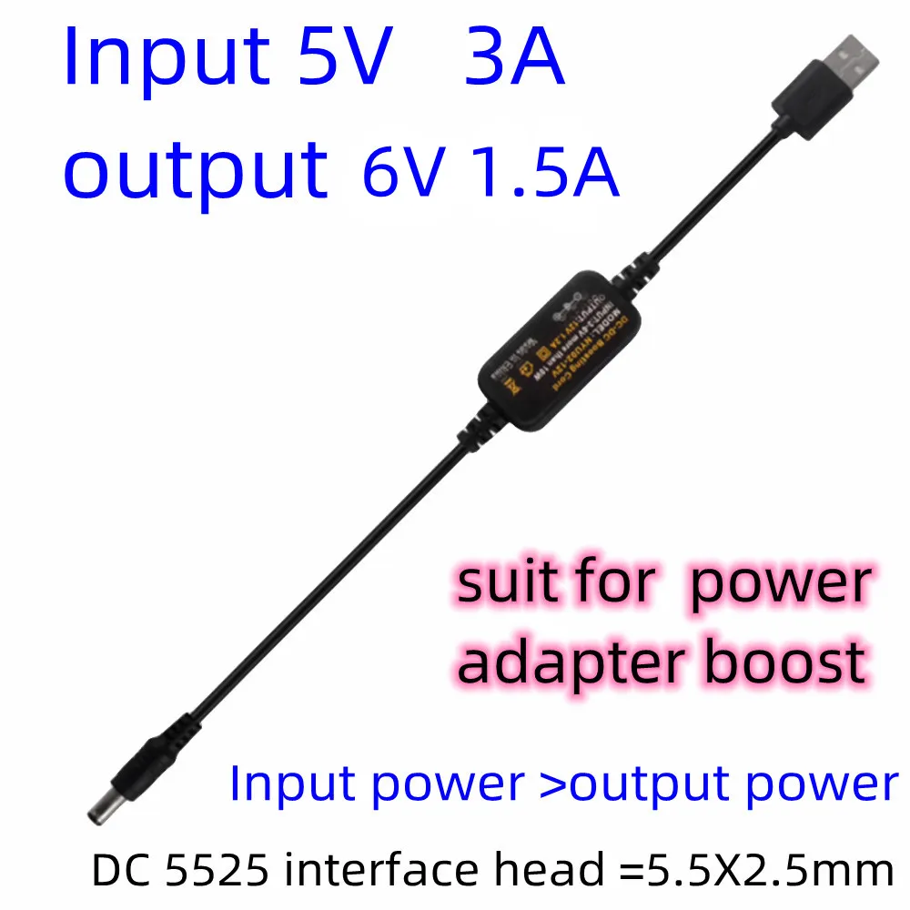 

USB Boost шнур постоянного тока 15 Вт от 5 В до 4,2 В 8,4 В 12,6 В 1 А Зарядное устройство 6 В 2 А, 9 В 0,5 1,5 А, 12 В 0,5 1,2 А А Адаптер Кабель питания Преобразователь проводов