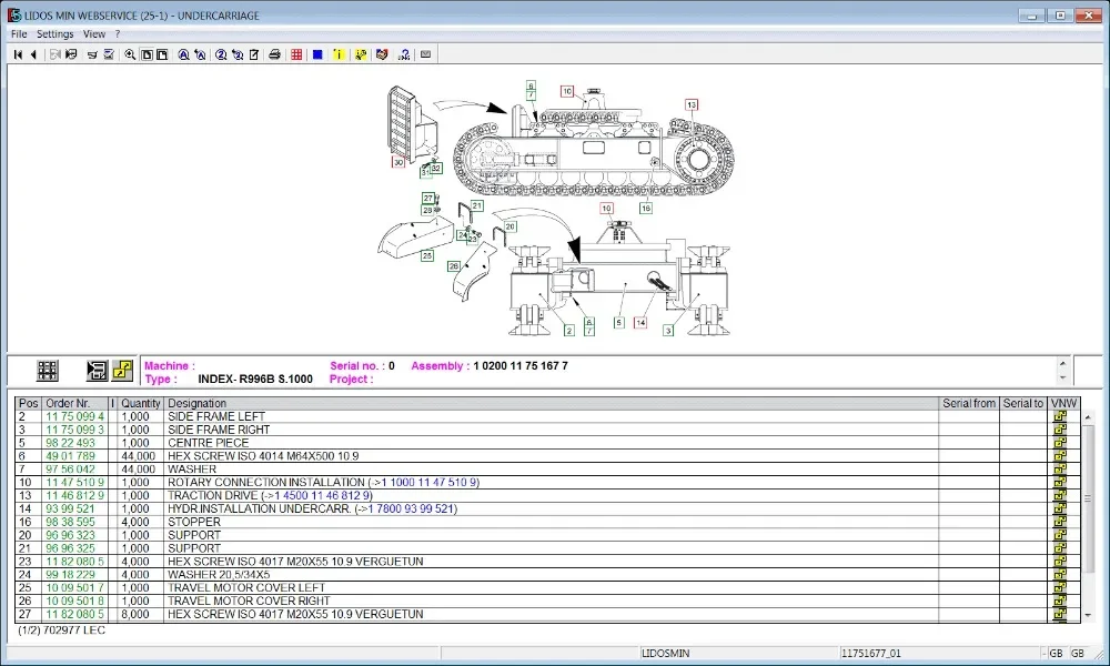 EPC-OFTWARE Liebherr Lidos MIN Offline DVD — майнинг 2022г.