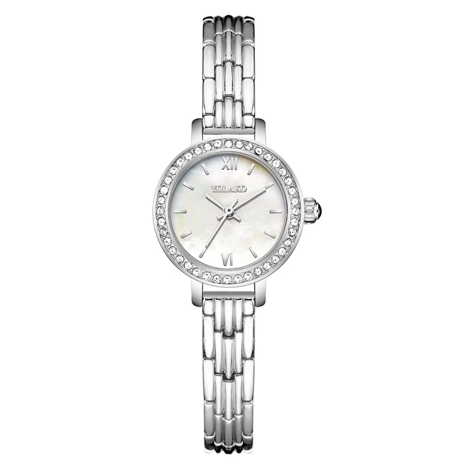 

Watch For Women Creative Striped Quartz Leather Calendar Watch With Diamond Strap Wristwatches Droshipping Reloj Para Mujer