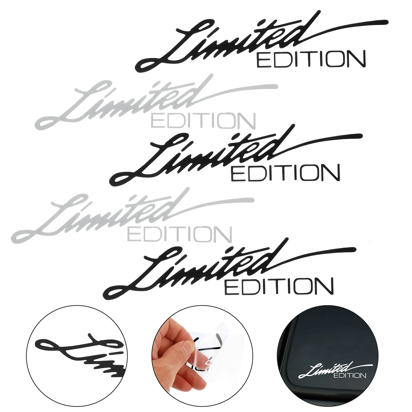 

5 Pcs Car Stickers Car Decoration Racing Stickers Window Sticker Wall The Pet Rearview Mirror Car Sticker