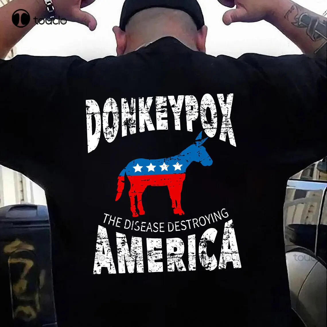 

Забавная футболка с защитой от Biden Donkey Pox, разрушающая болезни Америка, женские модные футболки, летняя женская футболка в стиле ретро