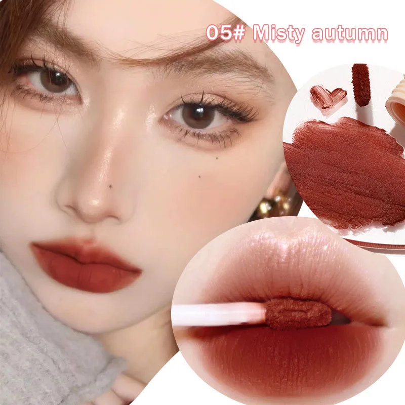 

Velvet Nude Matte Lipstick Blush Waterproof Lasting Sexy Lip Gloss Non-stick Cup Lip Color Cosmetics Natural Lip Mud Makeup