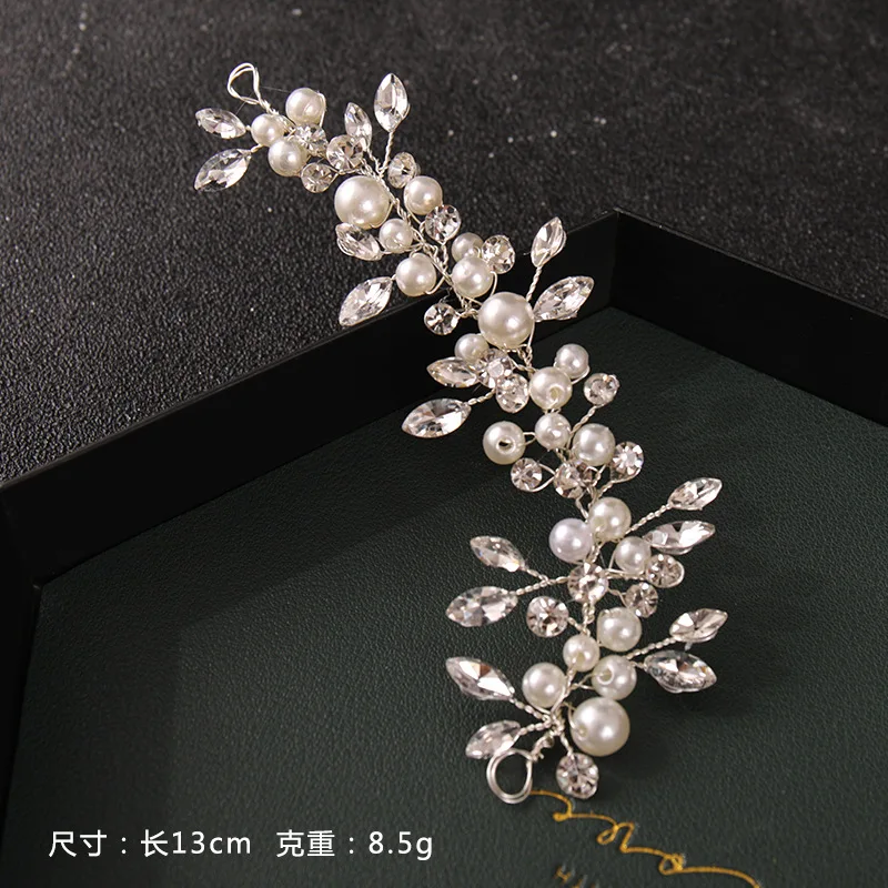 

Bridal Rhinestone Pearl Headband Accessories Wedding Dress Hair Jewelry