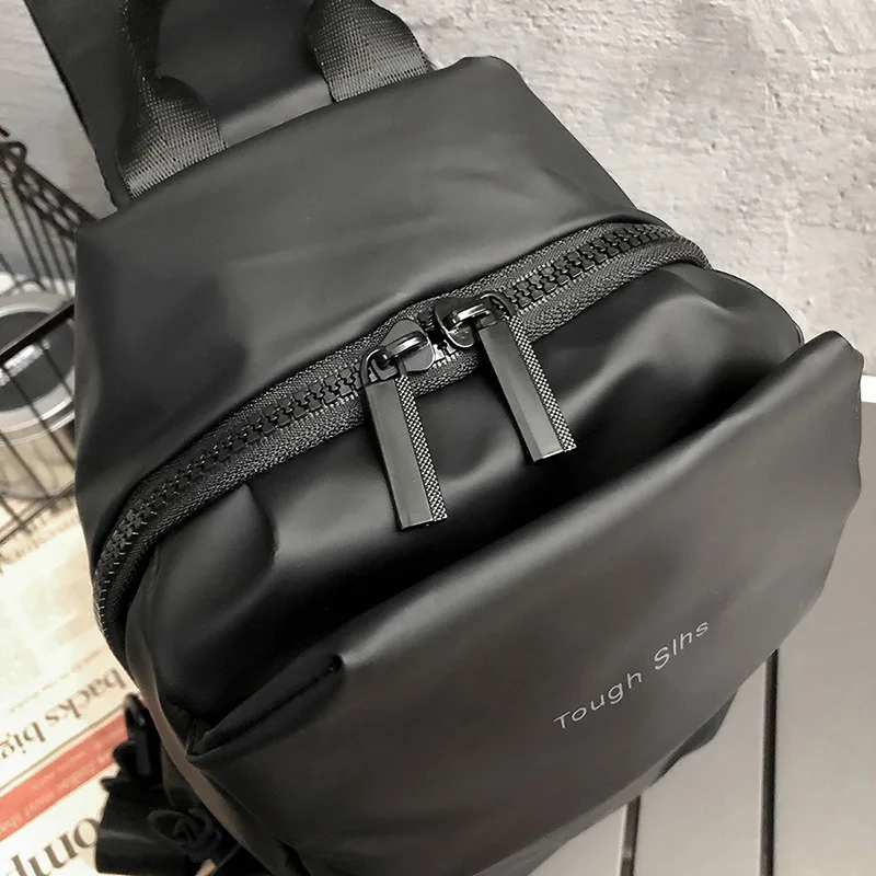 New Korean Fashion Men's Chest Bag: Trendy, Versatile Crossbody & Shoulder Bag for the Modern Man, Outdoor Multifunctional Backp