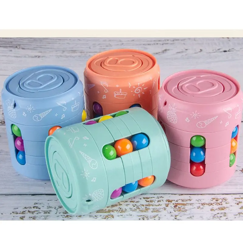 

Magic Rainbow Speed Puzzle Toy Circle Spinner Stress Relief Puzzle Cube Fidget