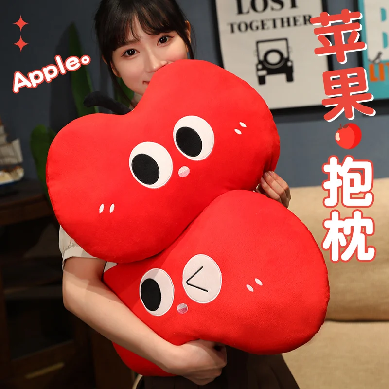 Диванные подушки в стиле Apple милые и удобные мягкие можно разместить на диване