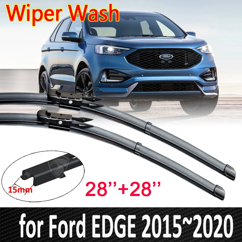 

Car Wiper Blades for Ford EDGE 2015~2020 2016 2017 2018 MK2 Enduro Front Windshield Windscreen Wipers Car Accessories Stickers