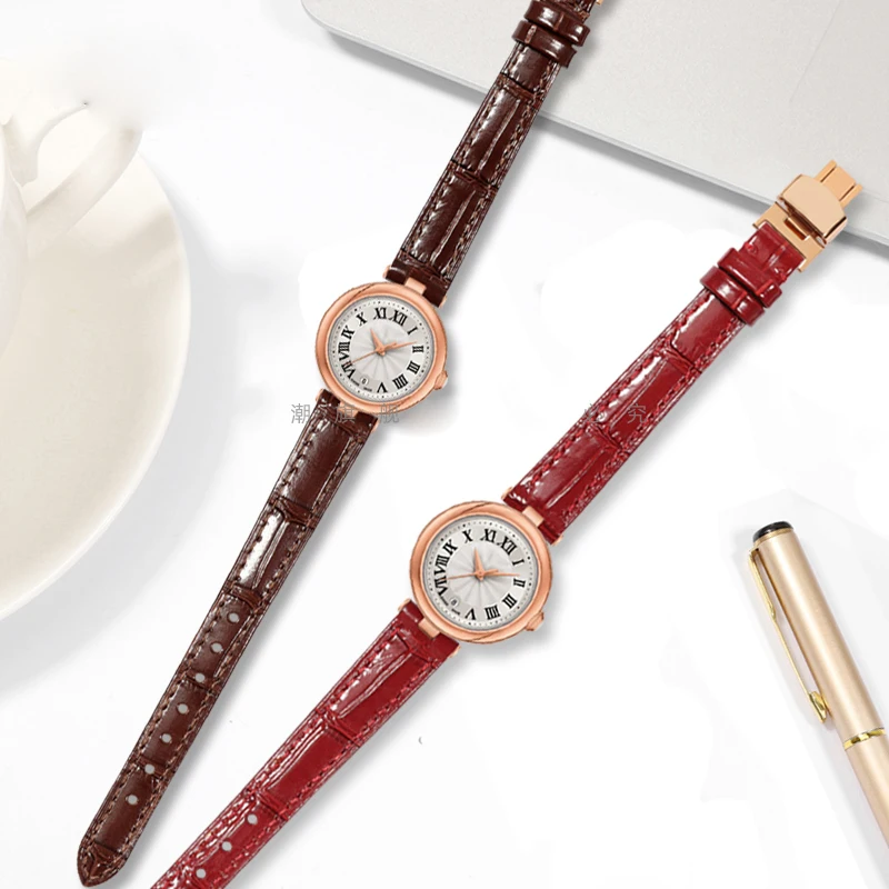 Ремешок для часов Tissot 1853 Jiali Little Beauty ремешок T126 с вырезом из натуральной кожи