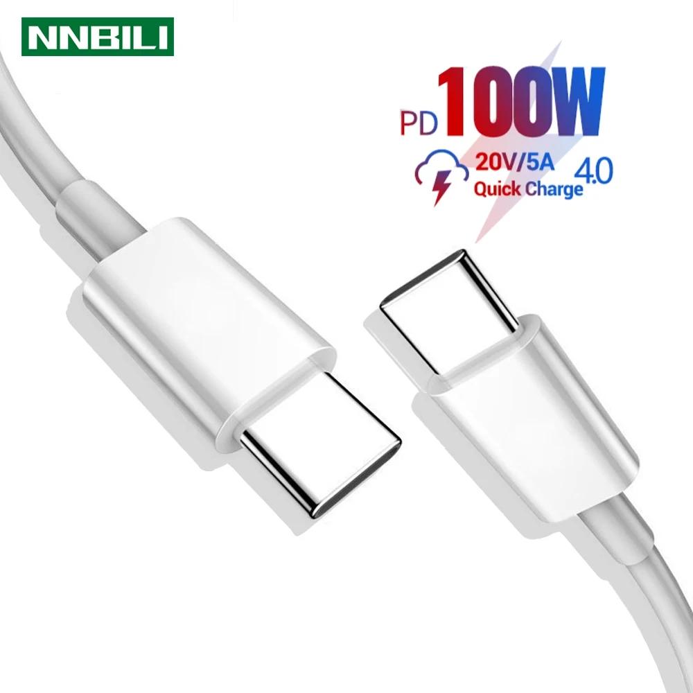 

10Pcs USB C to USB Type C for Samsung S20 PD 100W 60W Cable for MacBook iPad Pro Quick Charge 4.0 USB-C Fast USB Charge Cord