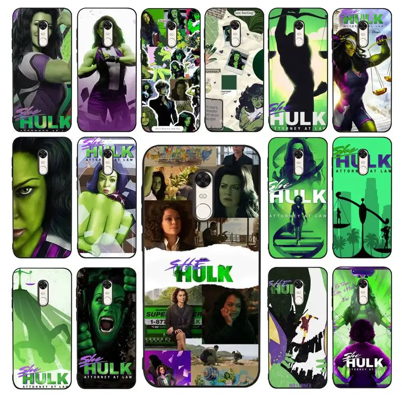 

Disney She Hulk Phone Case for Redmi 5 6 7 8 9 A 5plus K20 4X 6 cover
