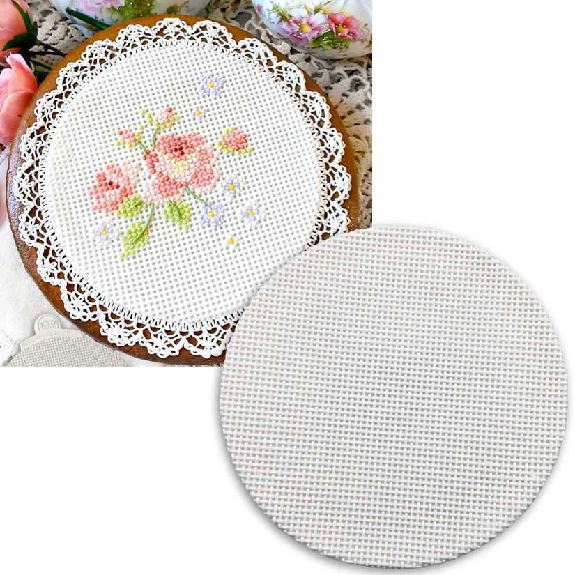 Силиконовая форма для вышивки крестом выпечки кексов Sugarcraft инструменты