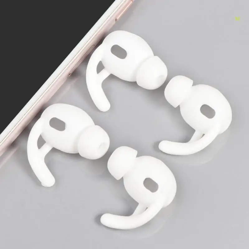 2 пары мягких силиконовых ушных крючков вкладыши-вкладыши для 3 наушника