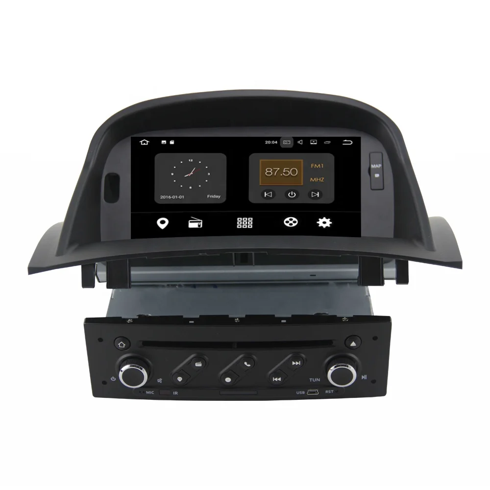 

7 inch 1din Android 10.0 car dvd player for Renault Megane 2 Quad core GPS Navigation Car radio multimedia stereo Wifi BT SWC