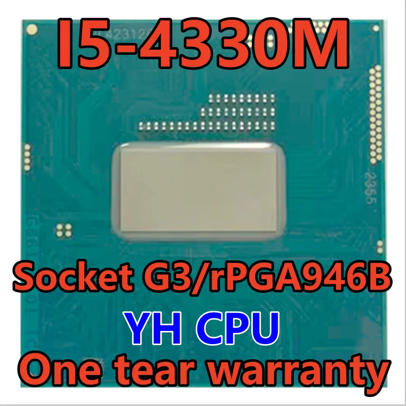 

I5-4330M I5 4330M SR1H8 2.8 GHz Dual-Core Quad-Thread Prosesor CPU 3M 37 Watt Soket G3/RPGA946B