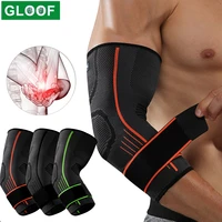 1pcs elbow brace support sleeves with strap for tendonitiselbow padselbow compression sleevesgolf elbow treatment pain relief