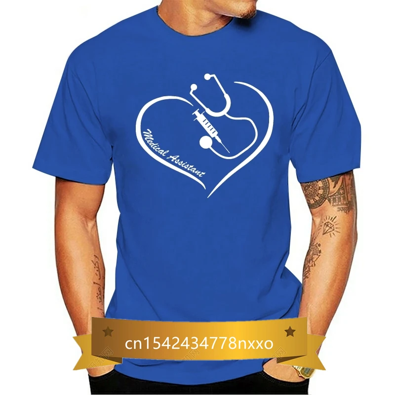 

Medical Assista Nt Medical Assistant S Medica T Shirt Design Cotton Round Neck Unisex Loose Building Summer Style Pattern Shirt