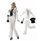 16 Одежда для куклы Барби, одежда для офиса, женская одежда для работы, сумка, пальто, куртка, рубашка, брюки, 30 см, аксессуары для кукол, игрушки