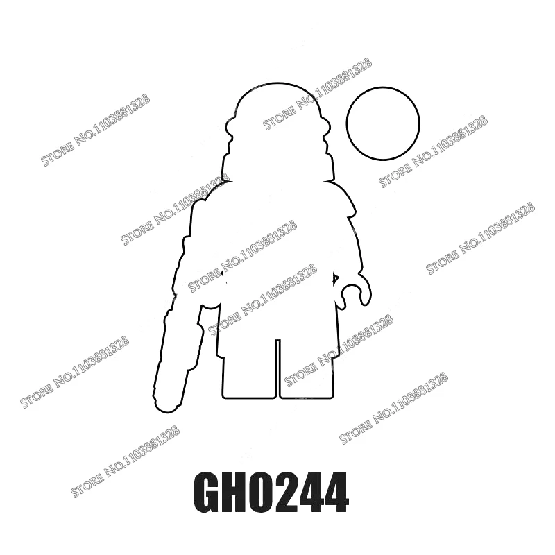 G0131 Экшн-мини-фигурки, кирпичи, строительные блоки из фильмов, полный спектр продуктов GH0239 GH0240 GH0241 GH0242 GH0243, подарочные игрушки (art.: 3920d415d28ed) - 3920d415d28ed