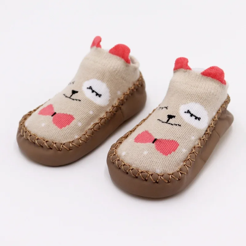 Детские Нескользящие носки на мягкой подошве с рисунком