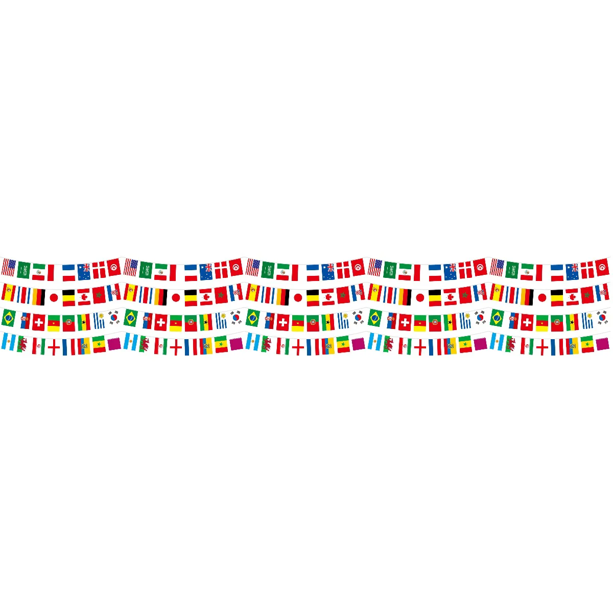 

5 Sets Colorful Decorative String Flags Flag Bunting Sports Club Flags for Party Decorate Friends Photo