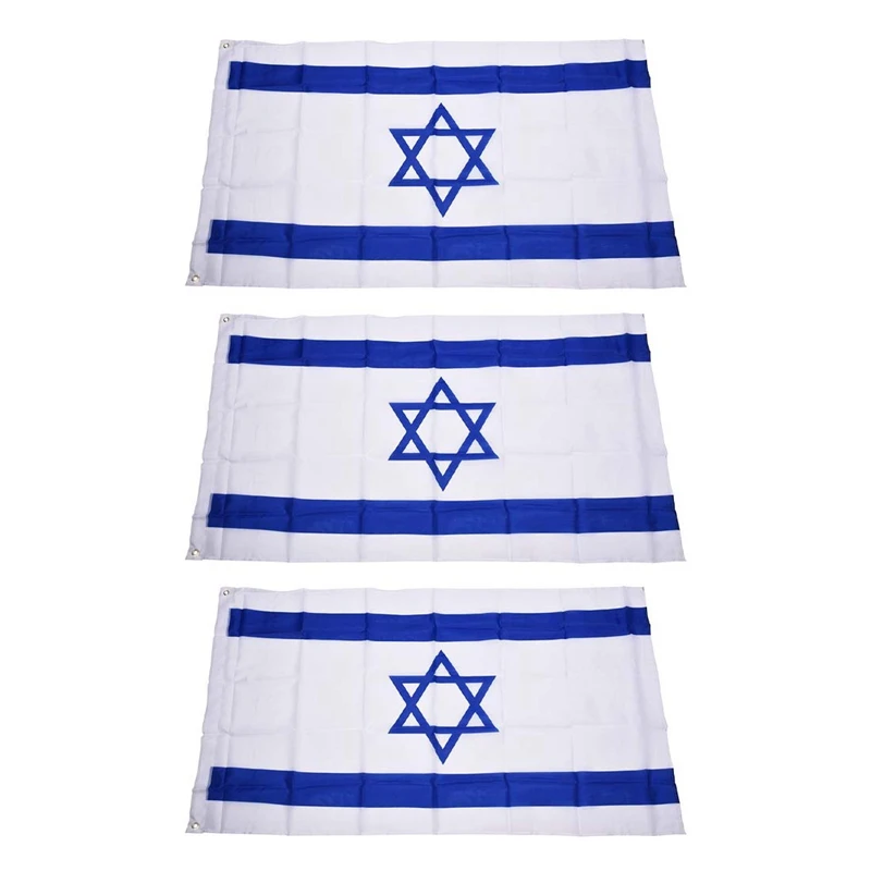

3X Флаг Израиля 5 футов X 3 фута