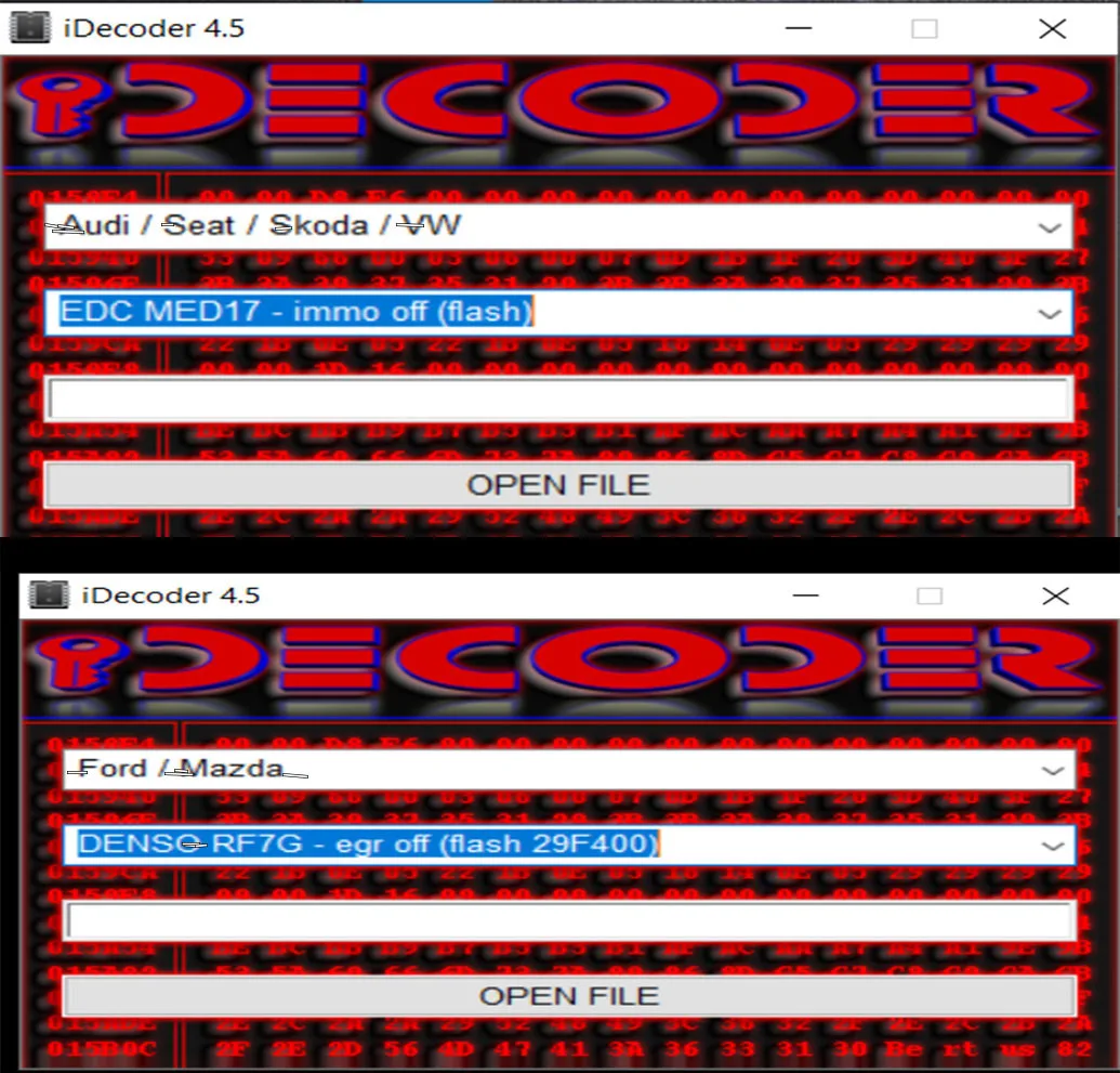 

IDecoder 4.5 Car Software Remover DPF DTC TVVA EDC IMMO OFF Activation License For Audi S-eat For Skoda For VW For BMW I Decoder