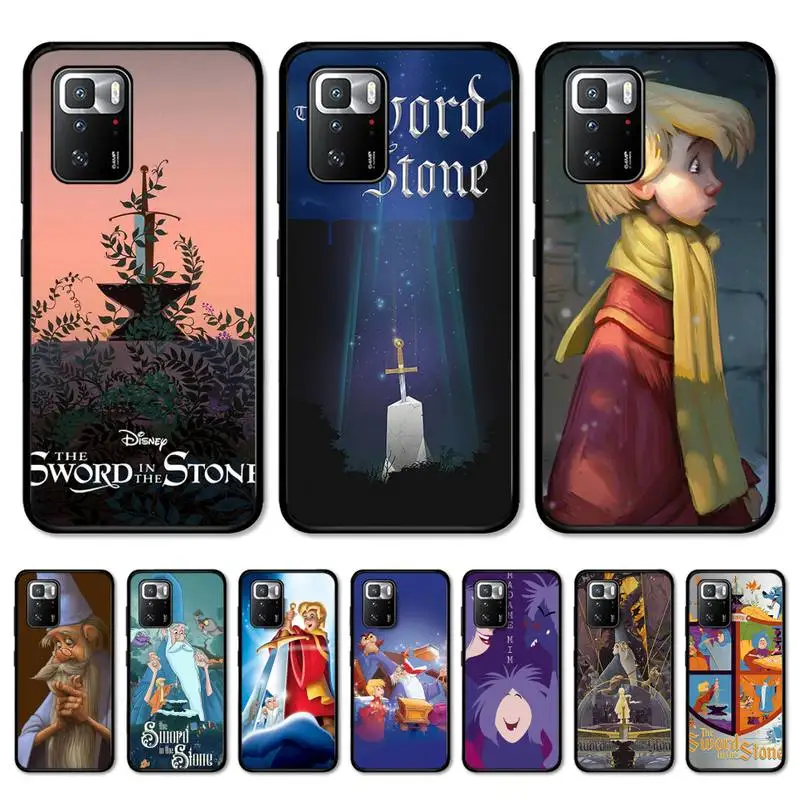 

Disney Sword in the Stone Phone Case for Redmi Note 8 7 9 4 6 pro max T X 5A 3 10 lite pro