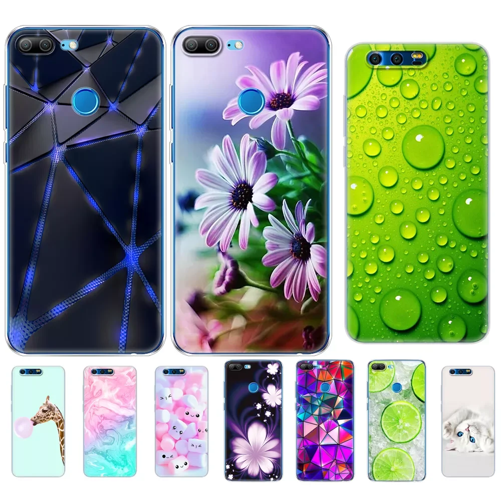 

cover phone case for huawei honor 9 honor 9 lite soft tpu silicon back cover 360 full protective printing honor 9 transparent