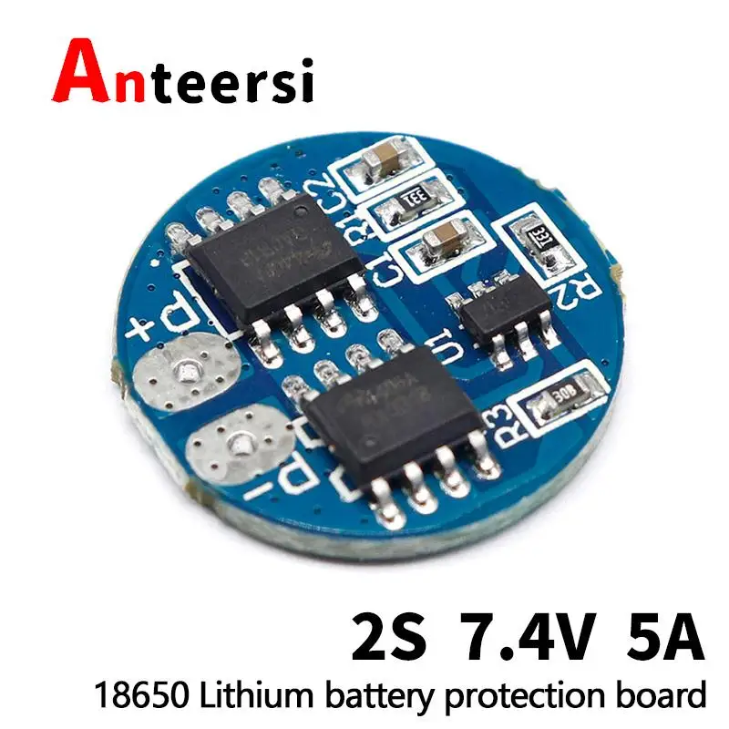 Great IT 2S 5A Li-ion Lithium Battery 7.4v 8.4V 18650 Charger Protection Board bms pcm for li-ion lipo battery cell pack