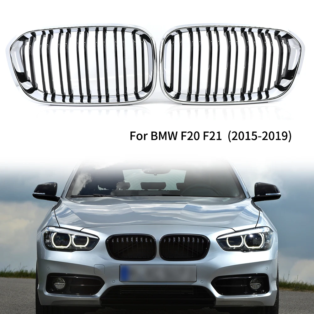 

Middle Grid Grille Kit For BMW F20 F21 1 Series Kidney Grill Grille Black 2015-2019 OEM: 51137371685, 51137371687, 51137371747