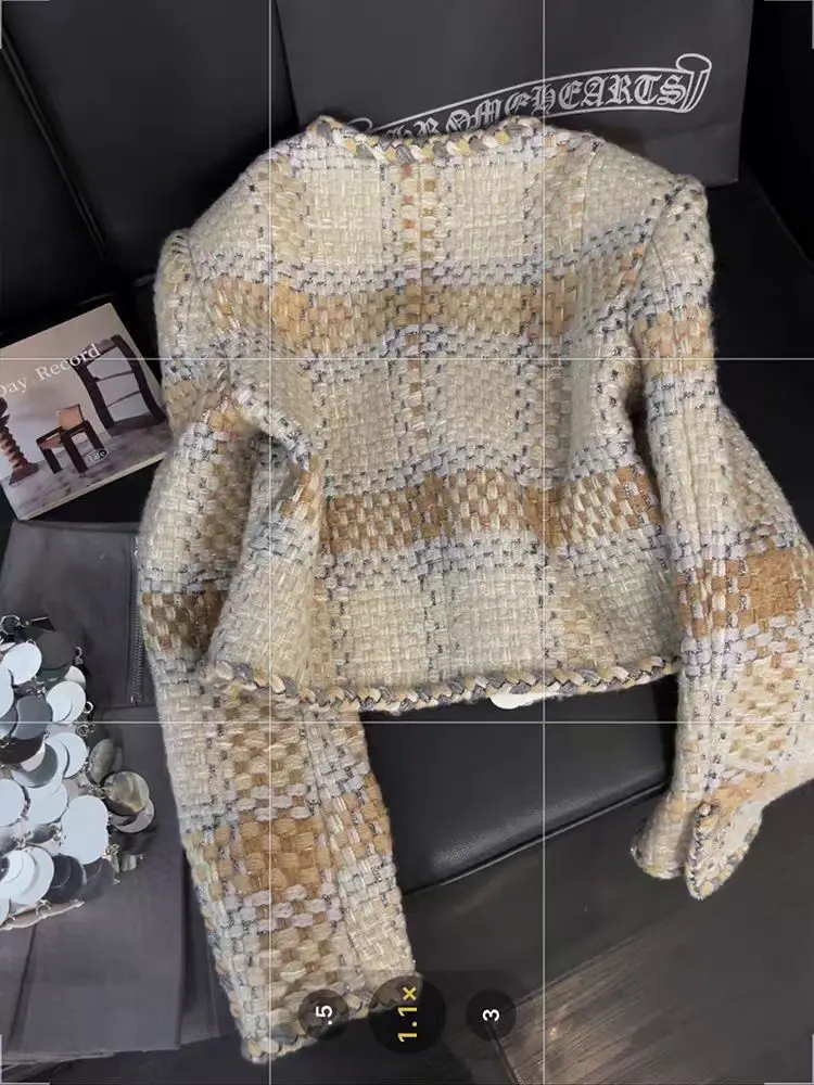 Маленькая женская куртка Rich Heiress в ароматном стиле для тяжелой промышленности