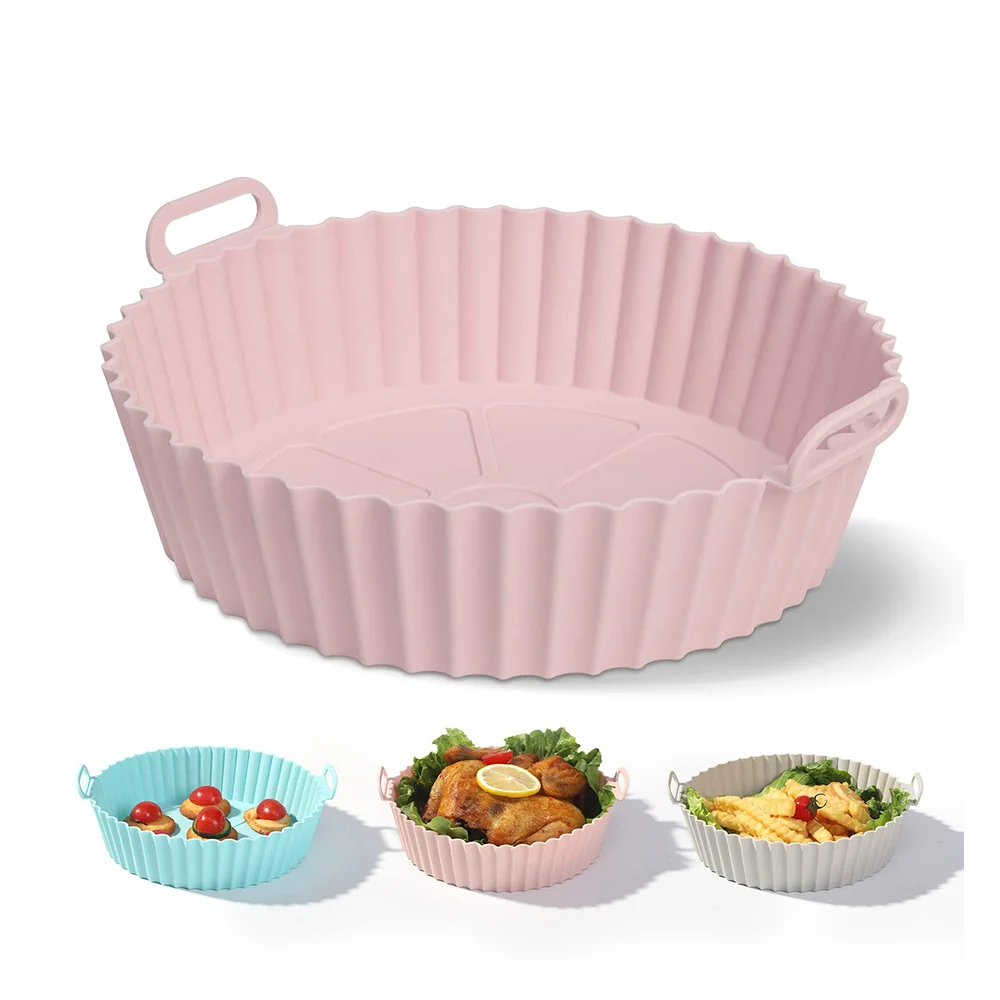 Многоразовая силиконовая подставка для жаропрочной корзины термостойкая