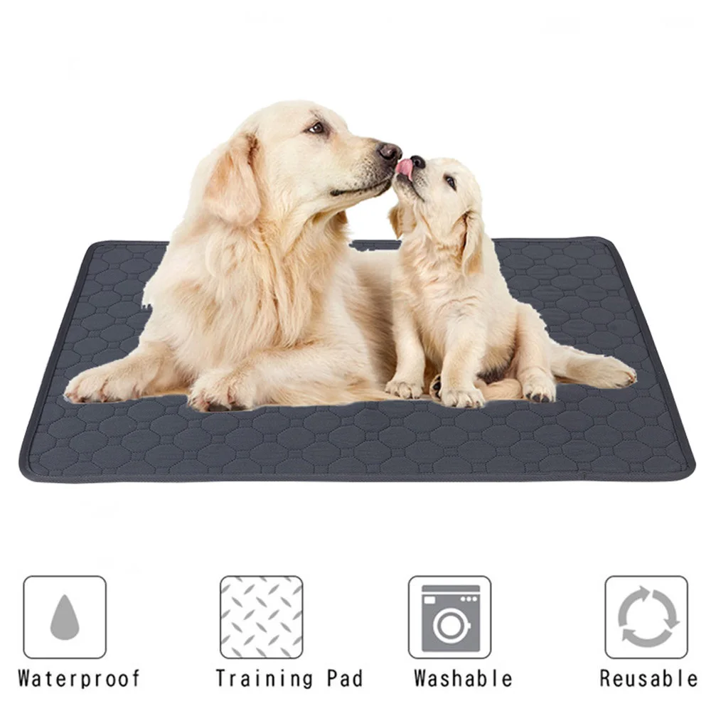 

Washable Dog Pet Diaper Mat Waterproof Reusable Training Pad Urine Absorbent Environment Protect Diaper Mat Dog Car Seat Cover