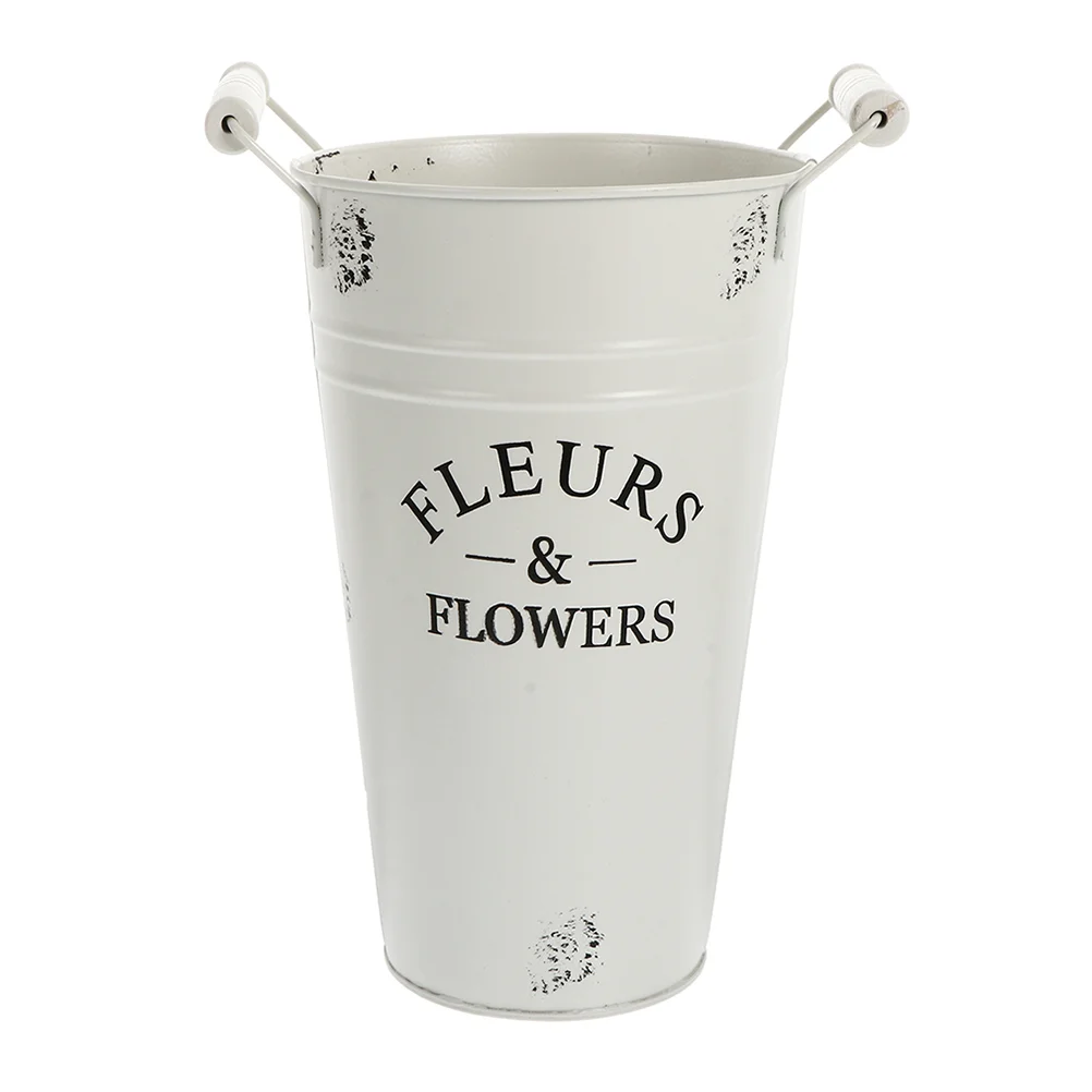 

Цветочное ведро, оцинкованные металлические ведра, ваза, настольный горшок, железная ваза, Цветочная вырезка, Свадебные центральные части