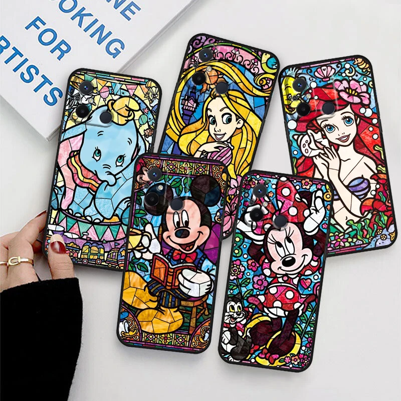 

Mickey Mouse Cartoon For Xiaomi Redmi 12C 11 A1 Plus 10 10X 9T 9C 9C 8 7 6 4G 5G Silicone TPU Soft Black Phone Case Coque Capa