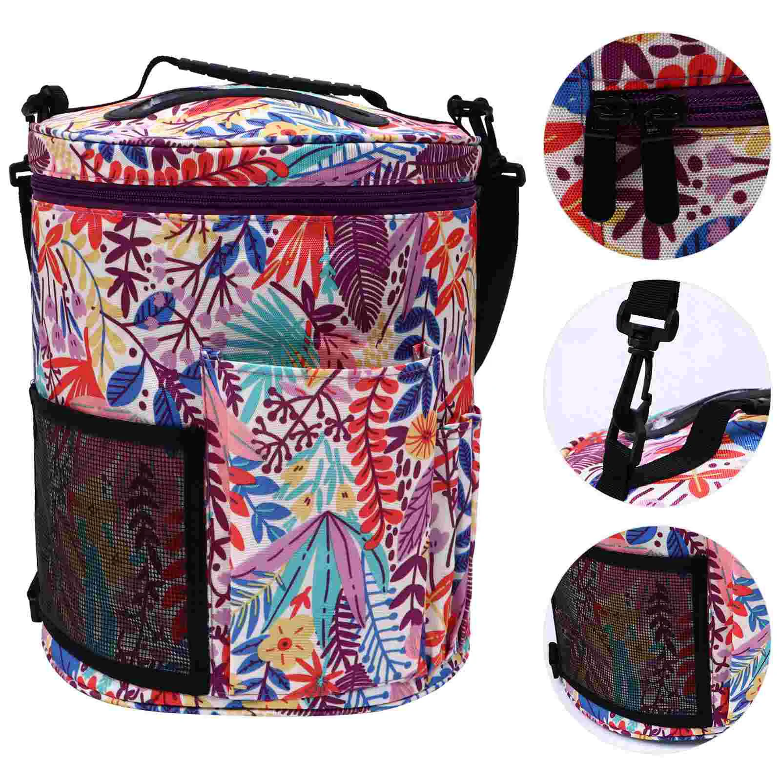 

Knitting Yarn Storage Tote Organizer Crochet Bagswool Travel Tool Project Holderorganizers Carry Case Pouch Thread Needle