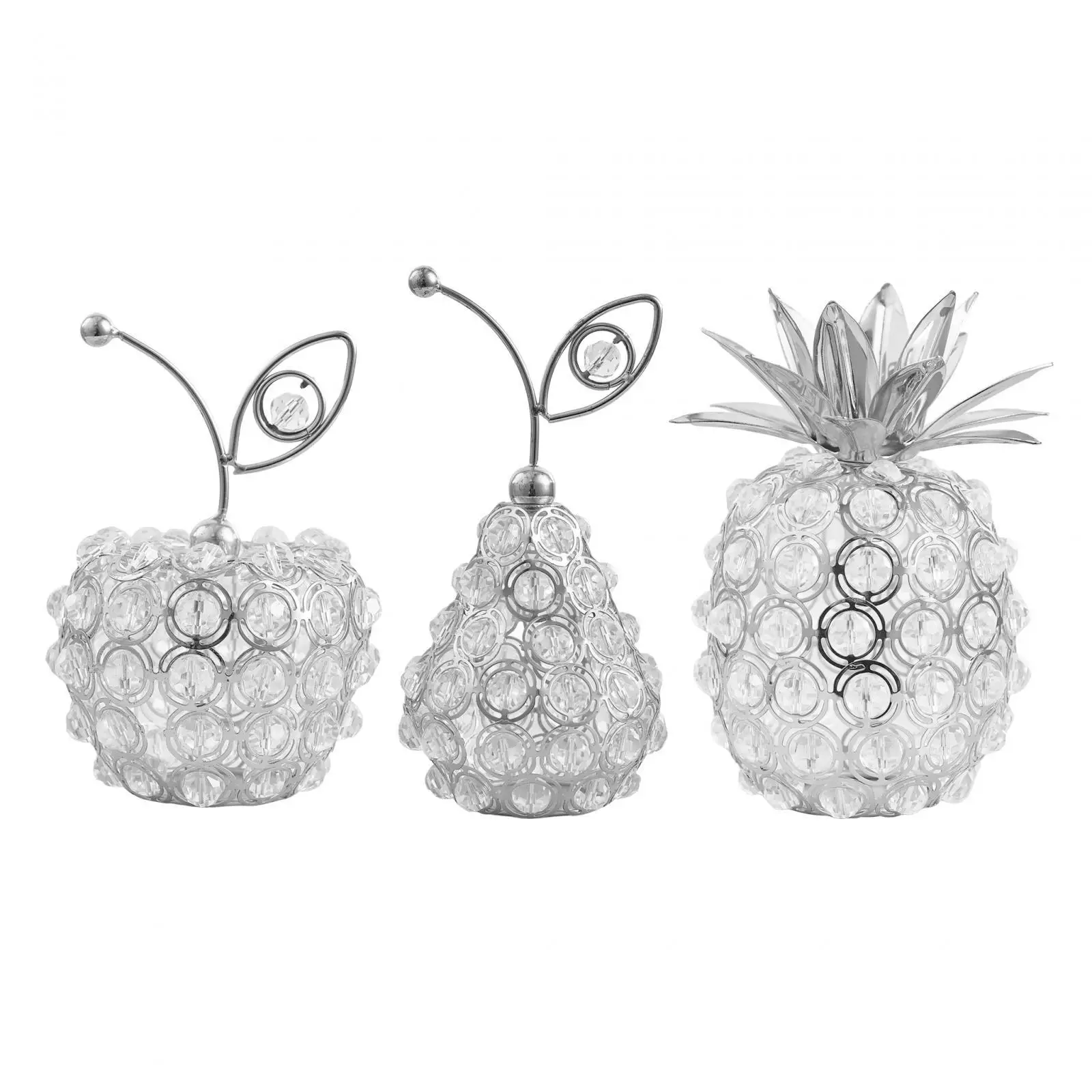 

3d украшение для фруктов, центральный стол, декоративная стеклянная Подарочная фигурка, поделки для украшения дома, столешница