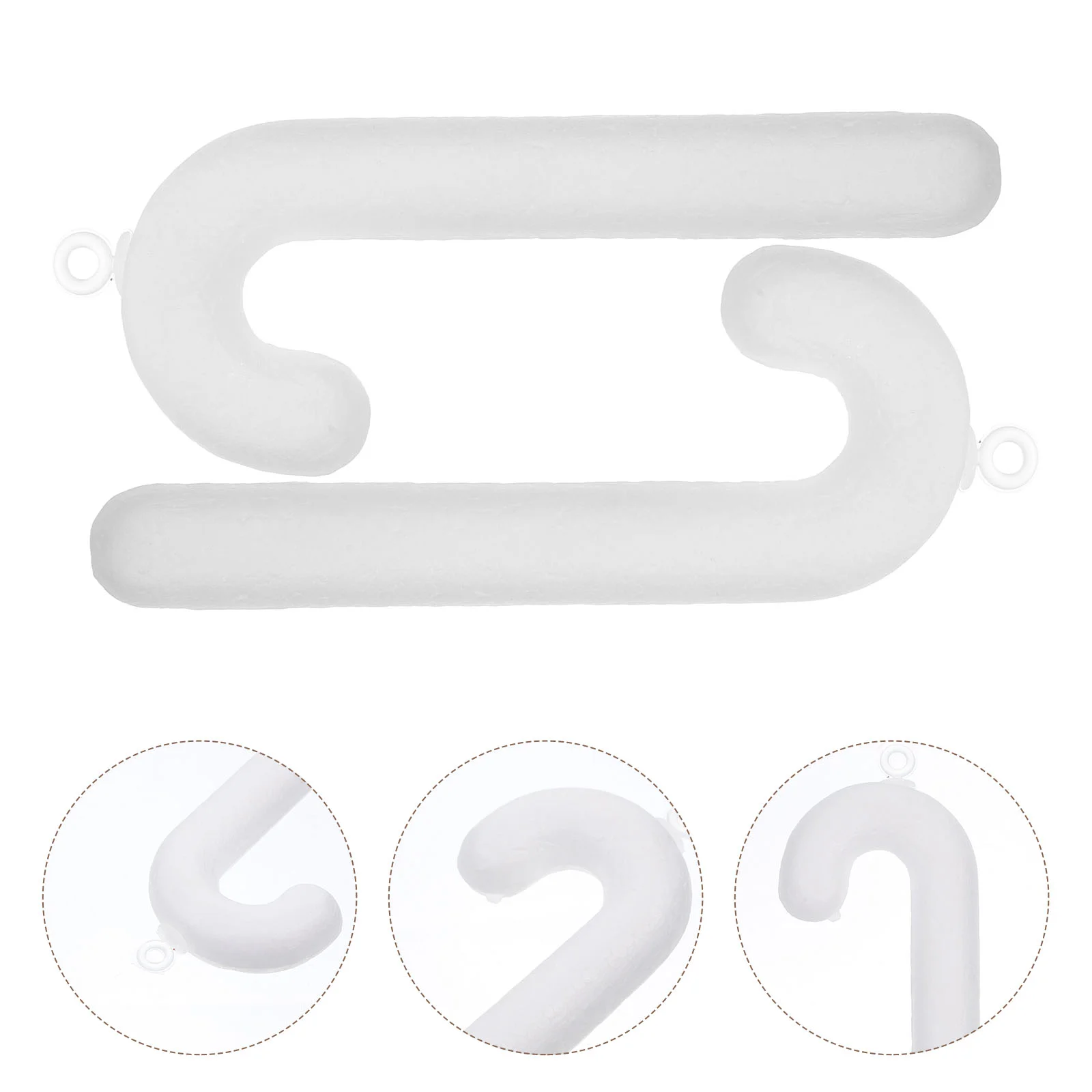 10 шт. рождественские украшения подвесные пенопластовые конфеты трость ремесло