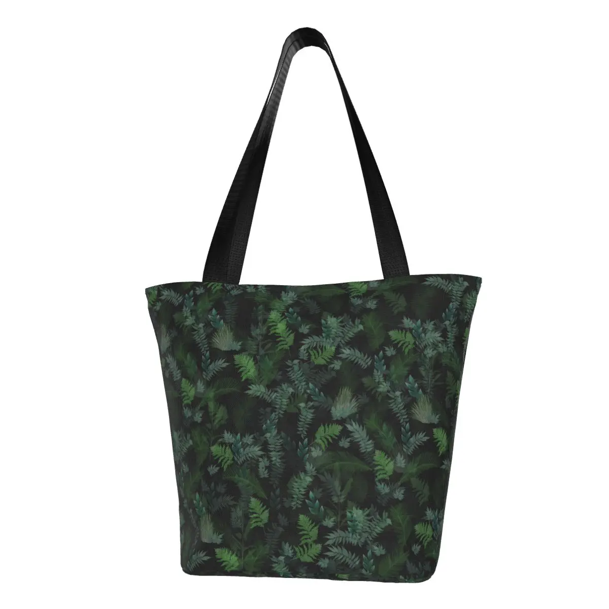 

Сумка-шоппер с тропическими листьями, крутая тканевая дорожная сумочка-тоут с современным принтом, Пляжная женская сумка