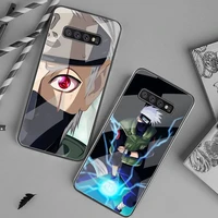 japan anime naruto hatake kakashi phone case tempered glass for samsung s20 ultra s7 s8 s9 s10 note 8 9 10 pro plus cover