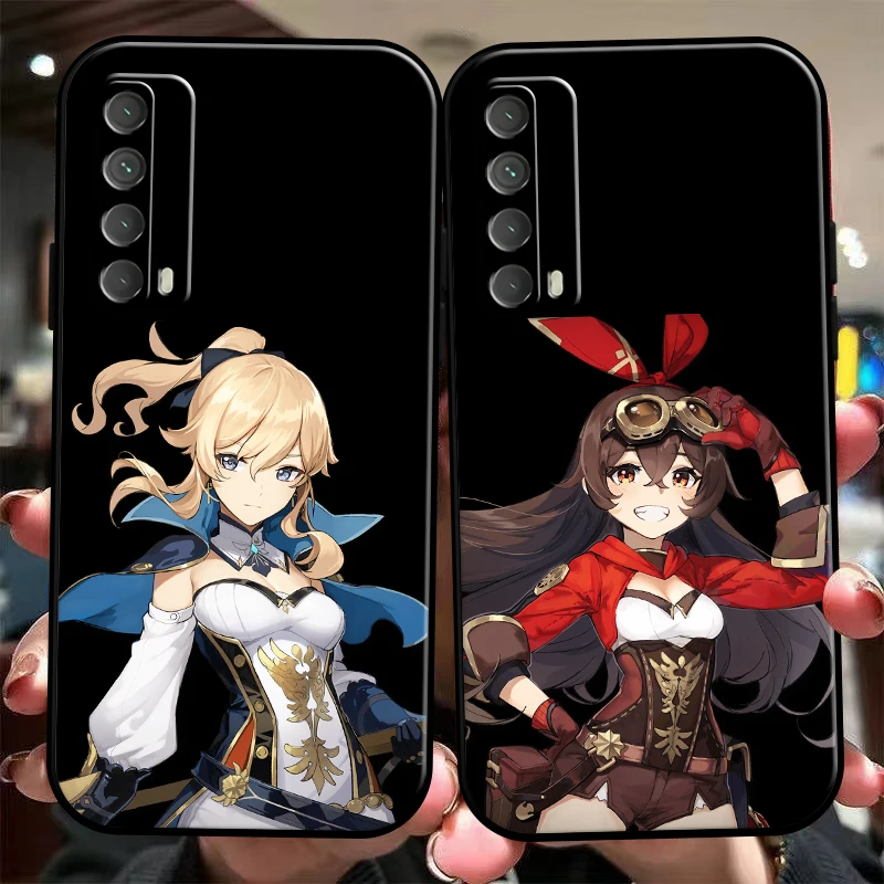Игровой чехол Genshin Impact Project для телефона Huawei Honor 7A 7X 8 8X 8C 9 V9 9A 9X Lite силиконовый |