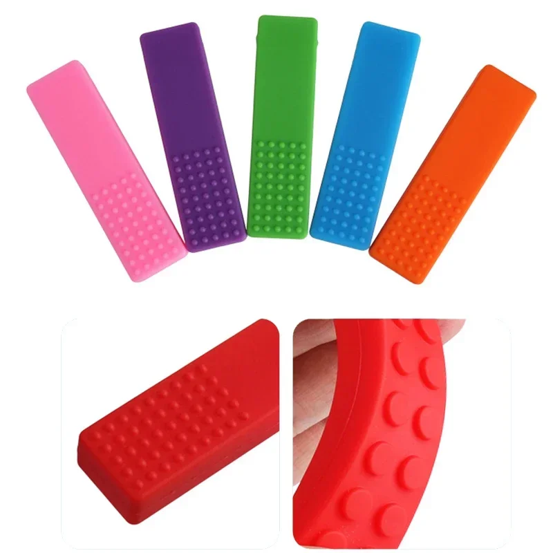 Детский силиконовый Прорезыватель для зубов детское жевательное ожерелье